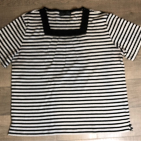 shirt black white tops - Picture 1 of 4